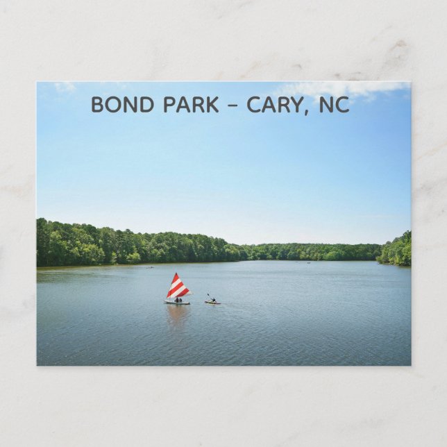 Cary North Carolina Bond Park Parco Civico-Ciani Postkarte (Vorderseite)