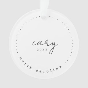 Cary North Carolina Reisen USA Ornament