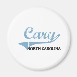 Cary North Carolina-Stadt-Klassiker Magnet