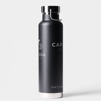 Cary Yoga Collective - Sleek Black Travel Mug Insu Trinkflasche