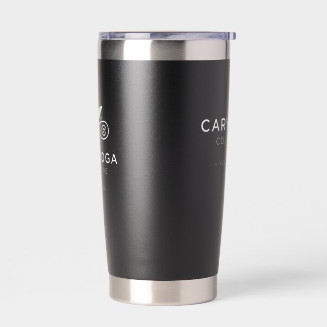Cary Yoga Collective - Sleek Black Travel Mug Thermobecher (Links)