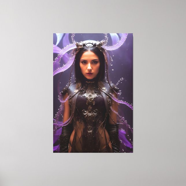 Carybdea Brevipedalia 062 Leinwanddruck (Vorderseite)