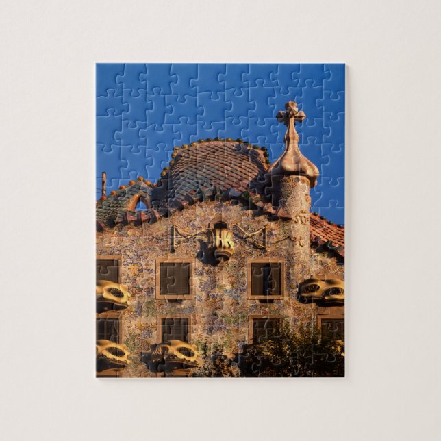 Casa Batilo, Gaudi Architecture, Barcelona, Puzzle (Vertikal)