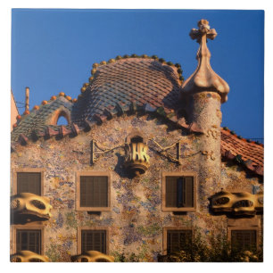 Casa Batilo, Gaudi-Architektur, Barcelona, Fliese