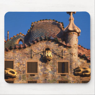 Casa Batilo, Gaudi-Architektur, Barcelona, Mousepad