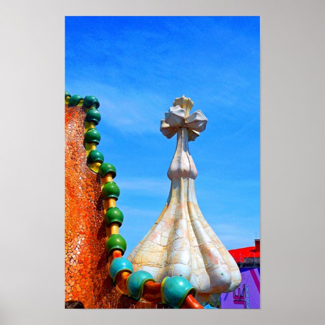 Casa Batllo Barcelona Spanien Poster (Vorne)