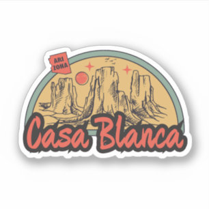 Casa Blanca, Arizona Aufkleber