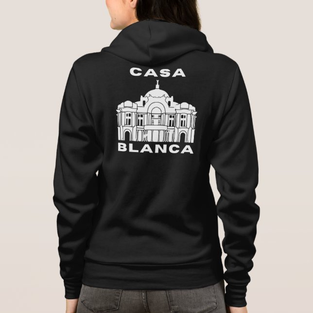 Casa Blanca, das Weiße Haus Hoodie (Rückseite)