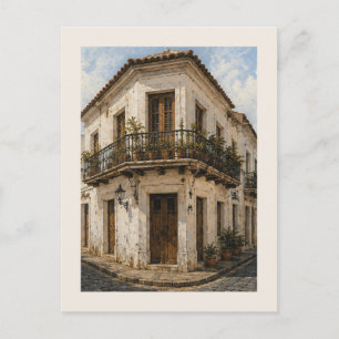 Casa Colonial – Alt-San Juan Postkarte