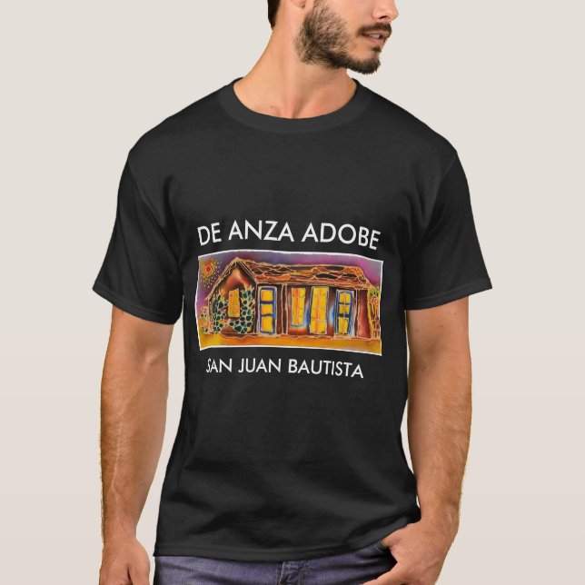 CASA DE ANZA ADOBE, SAN JUAN BAUTISTA, KALIFORNIEN T-Shirt (Vorderseite)