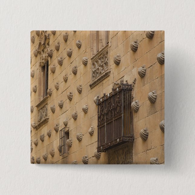 Casa de las Conchas, Haus der Muscheln Button (Vorderseite)