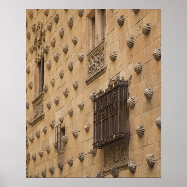 Casa de las Conchas, Haus der Muscheln Poster (Vorne)