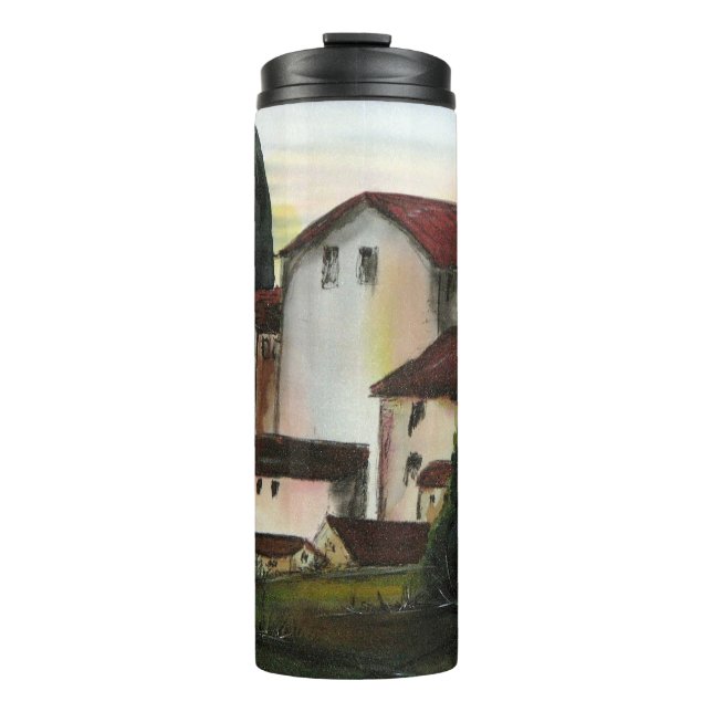 Casa de Pueblo Dibujo Florenz Thermosbecher (Vorderseite)