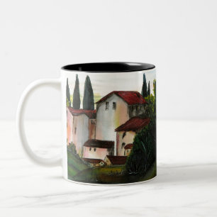 Casa de Pueblo Dibujo Florenz Zweifarbige Tasse