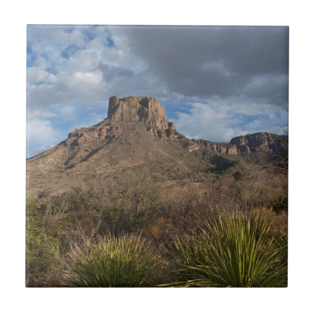 Casa Grande Peak, Chisos-Becken, Big Bend Fliese (Vorderseite)