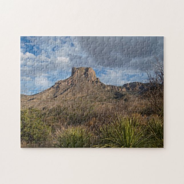Casa Grande Peak, Chisos-Becken, Big Bend Puzzle (Horizontal)