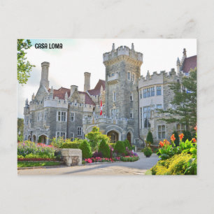 CASA LOMA, TORONTO, KANADA POSTKARTE
