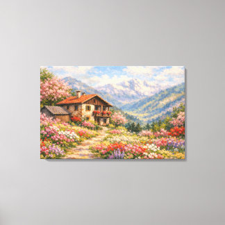 Casa na Montanha Leinwanddruck
