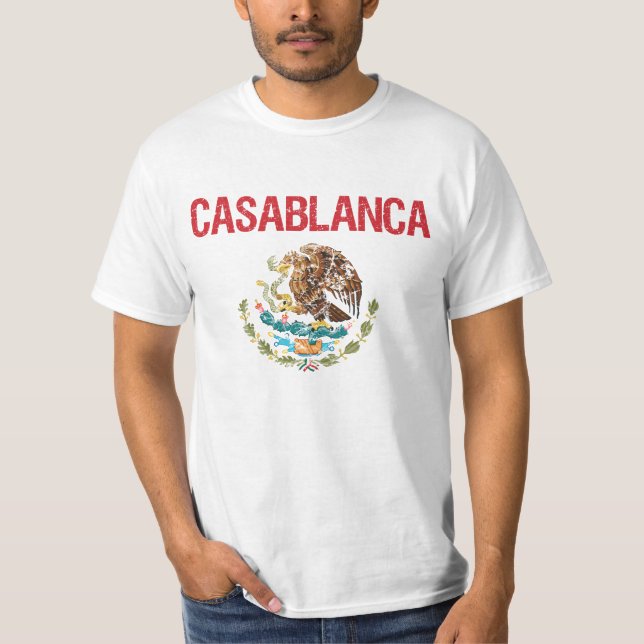 Casablanca-Familienname T-Shirt (Vorderseite)