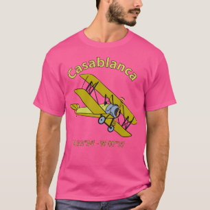 Casablanca Flight koordiniert Aviator T-Shirt