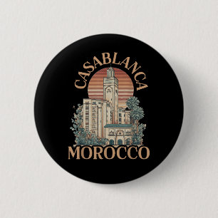 Casablanca Marokko Button