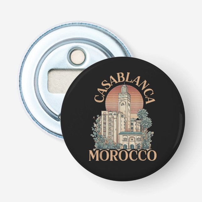 Casablanca Marokko Flaschenöffner (Vorderseite)