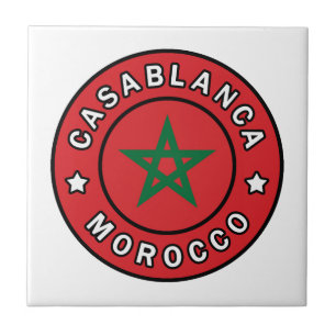 Casablanca Marokko Fliese