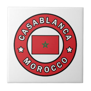 Casablanca Marokko Fliese