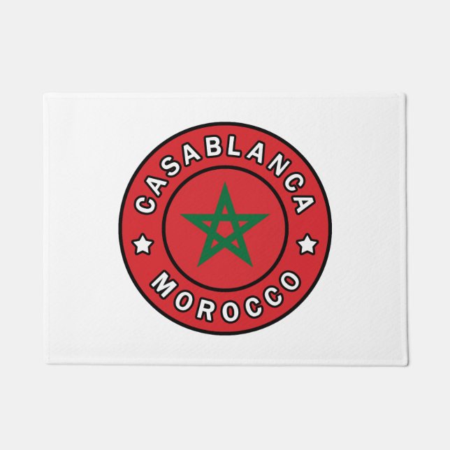 Casablanca Marokko Fußmatte (Vorderseite)