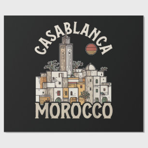 Casablanca Marokko  Geschenkpapier