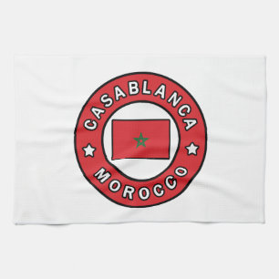 Casablanca Marokko Geschirrtuch