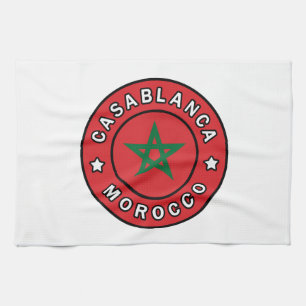 Casablanca Marokko Geschirrtuch