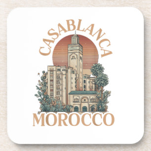 Casablanca Marokko Getränkeuntersetzer