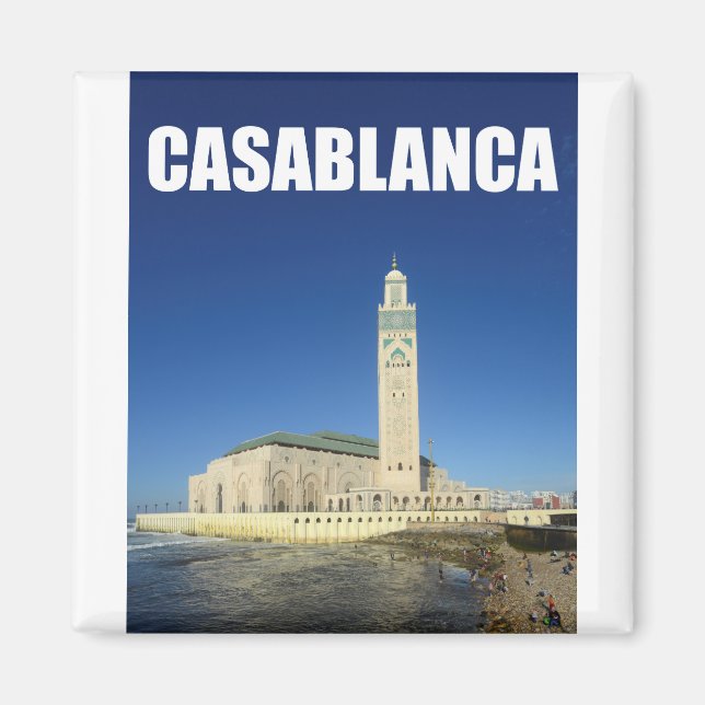Casablanca Marokko Hassan II Moschee, angeblich di Magnet (Vorne)