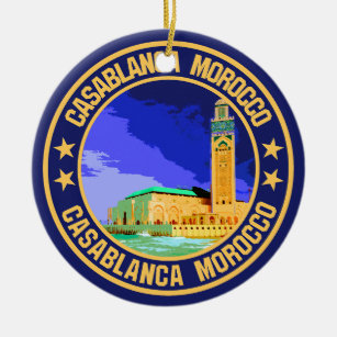 Casablanca Marokko Keramik Ornament
