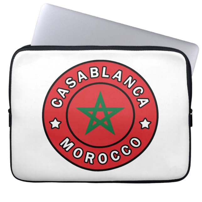 Casablanca Marokko Laptopschutzhülle (Vorderseite)