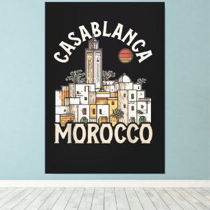Casablanca Marokko  Leinwanddruck
