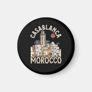Casablanca Marokko Magnet