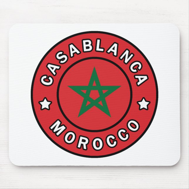 Casablanca Marokko Mousepad (Vorne)