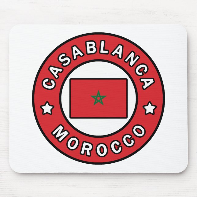 Casablanca Marokko Mousepad (Vorne)