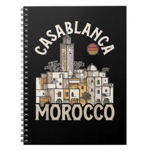 Casablanca Marokko  Notizblock
