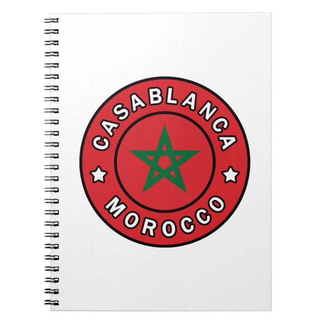 Casablanca Marokko Notizblock (Vorderseite)