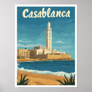 Casablanca Marokko Poster