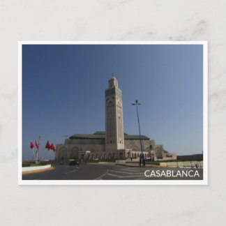Casablanca Marokko Postkarte
