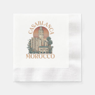 Casablanca Marokko Serviette