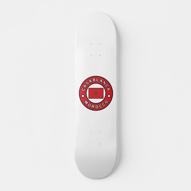 Casablanca Marokko Skateboard (Vorne)