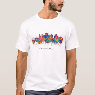 Casablanca Marokko Skyline T-Shirt