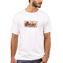 Casablanca Marokko Vector Skyline T-Shirt.