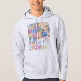 Casablanca Morocco City Map Hoodie