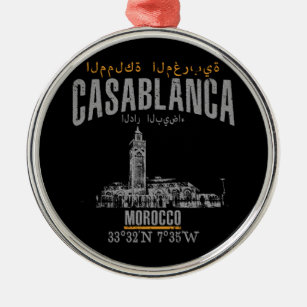 Casablanca Silbernes Ornament